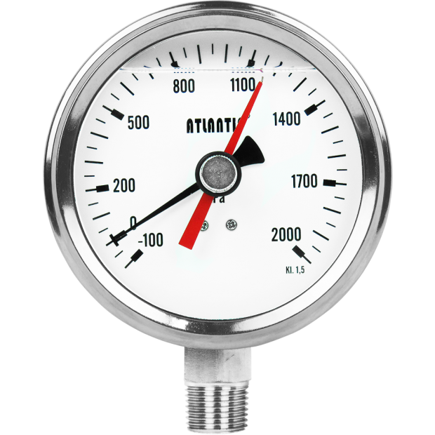 Pressure Gauge with Peak Hold Pointer