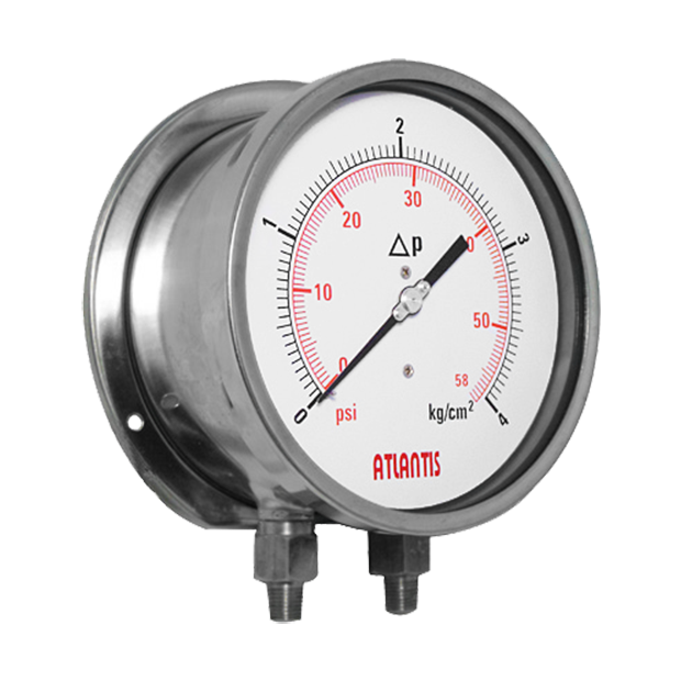 All Stainless Steel Differential Pressure Gauge