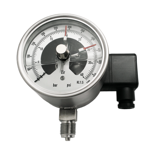 Explosion-proof Micro Pressure Gauge with Switch Contact