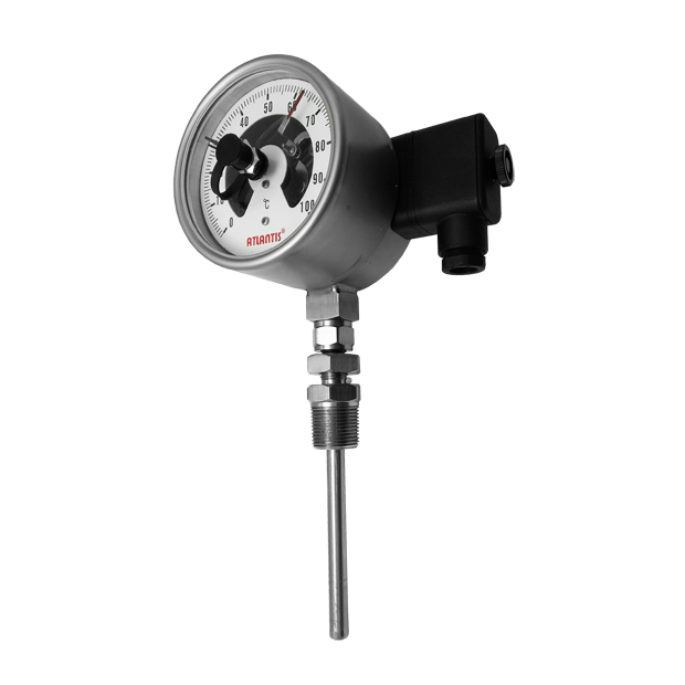 Bimetal Thermometer with Electrical Contact