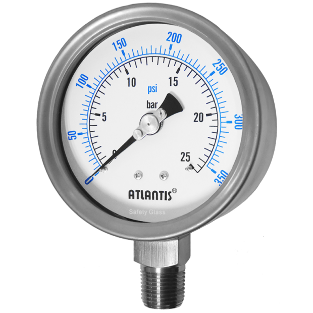 Safety Type Stainless Steel Pressure Gauge