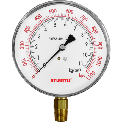 4.5／5”Stainless Steel Case Pressure Gauge With Zero Adjustment.png