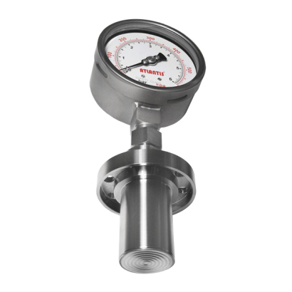 DIAPHRAGM SEALED Flange Process Connection－Extended diaphragm type DS300L series.png