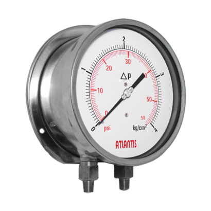 All Stainless Steel Differential Pressure Gauge