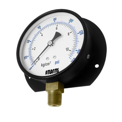 Black Steel Case Pressure Gauge.png