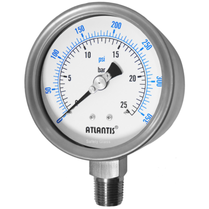 Safety Type Stainless Steel Pressure Gauge